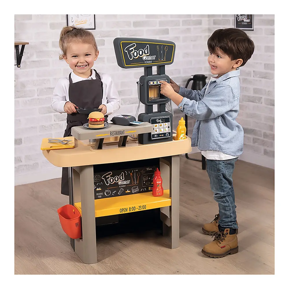 Restaurant Smoby Food Corner negru 3 ani + [9]