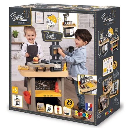 Restaurant Smoby Food Corner negru 3 ani + [25]