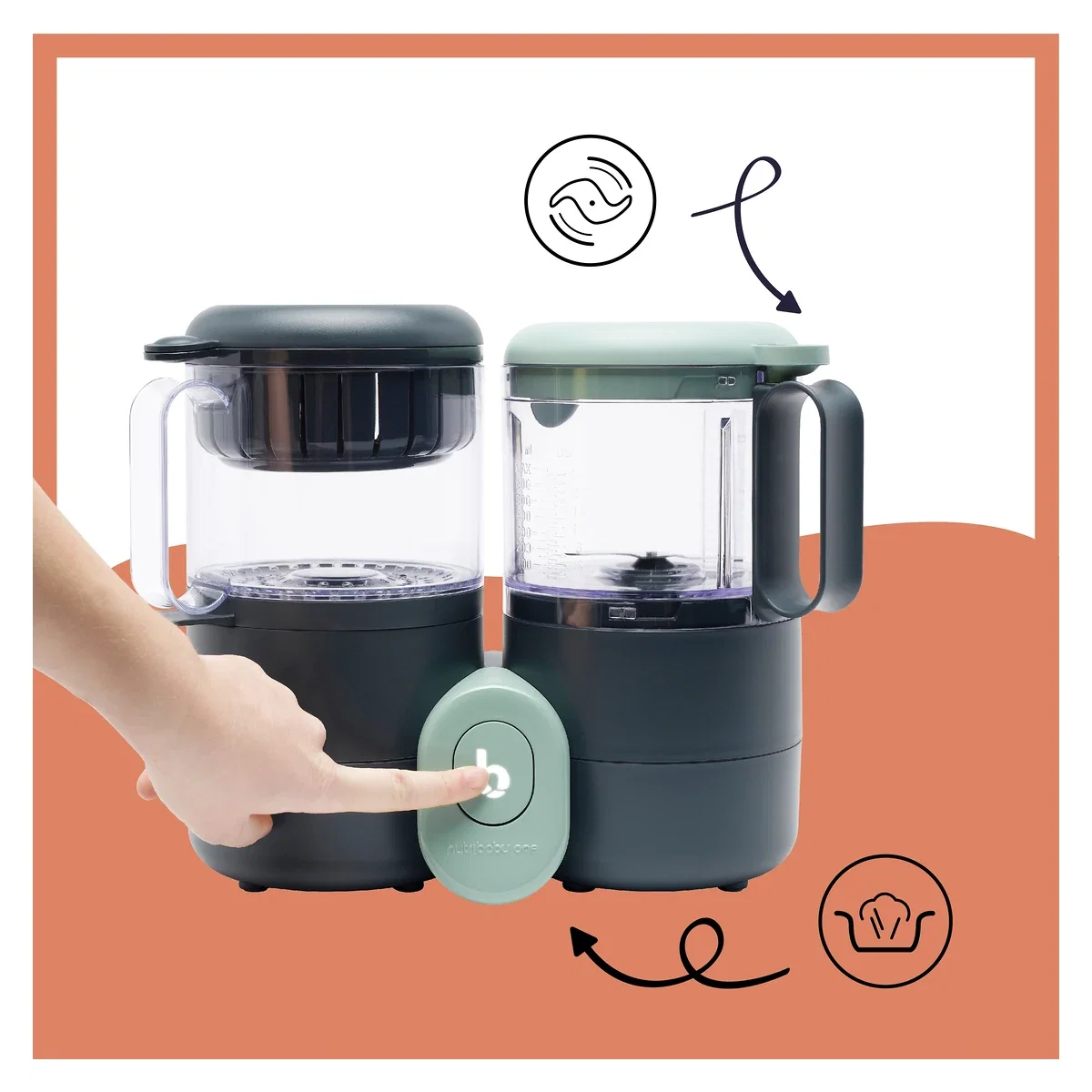 Robot multifunctional 4 in 1 Babymoov Nutribaby ONE 4 luni [3]