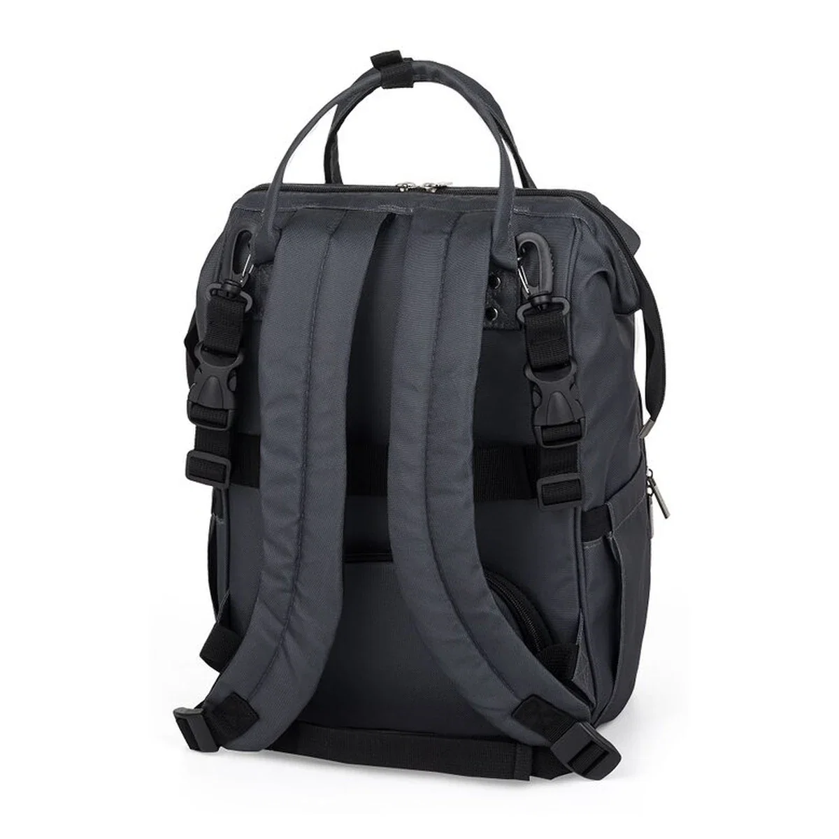 Rucsac pentru mamici, Petite&Mars, Jack, 30 x 42 x 15 cm, Ultimate Grey [4]