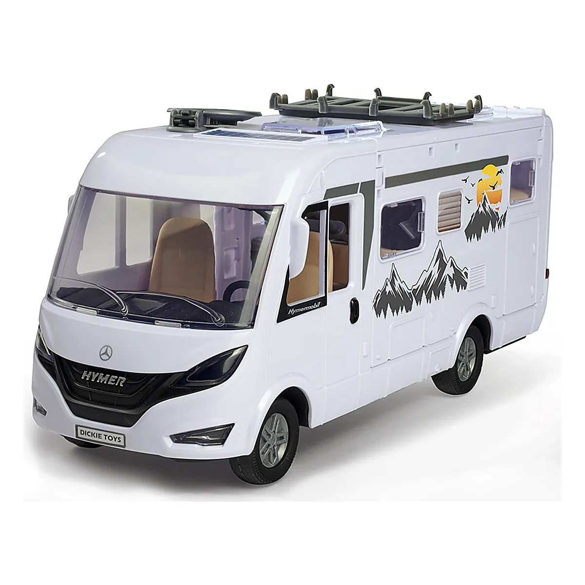 Rulota Dickie Toys Camper Hymer Camping Van Class B cu figurina si accesorii 3 ani + [2]