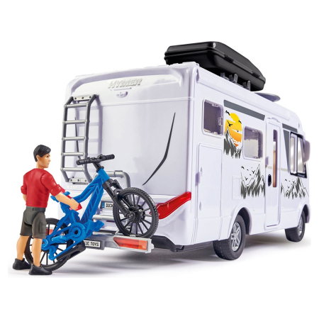 Rulota Dickie Toys Camper Hymer Camping Van Class B cu figurina si accesorii 3 ani + [5]