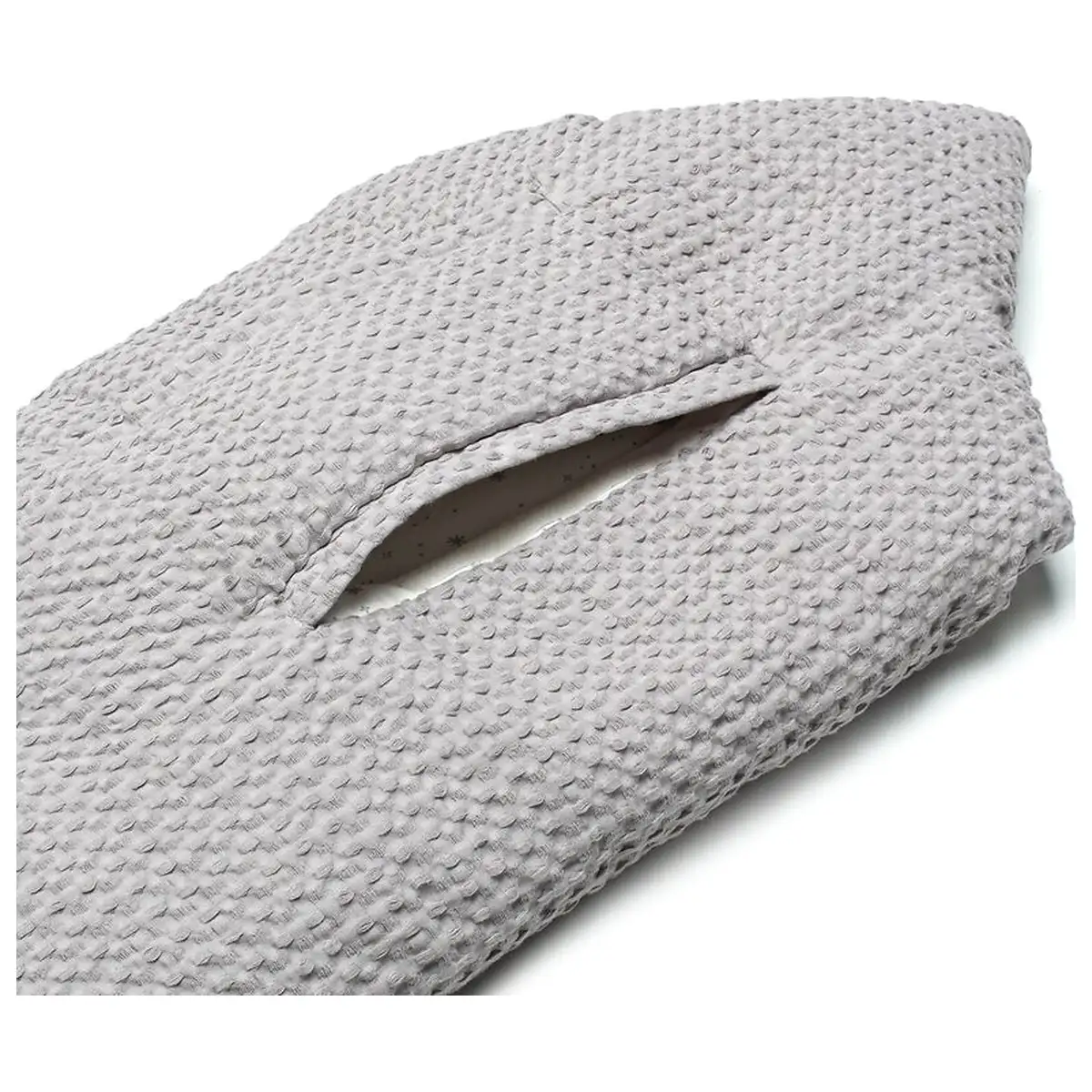 Sac de iarna cu gluga, Jane, Mims Plus, Pentru carucior si scoica auto, 88 x 43 cm, Inchidere cu nasturi si fermoar, [2]