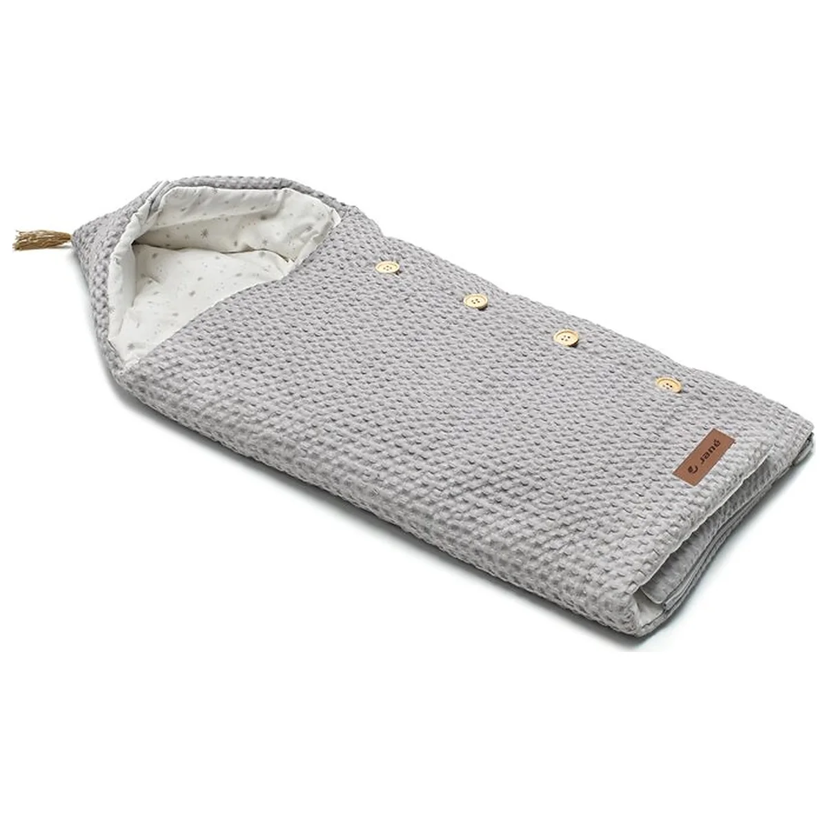 Sac de iarna cu gluga, Jane, Mims Plus, Pentru carucior si scoica auto, 88 x 43 cm, Inchidere cu nasturi si fermoar, [1]