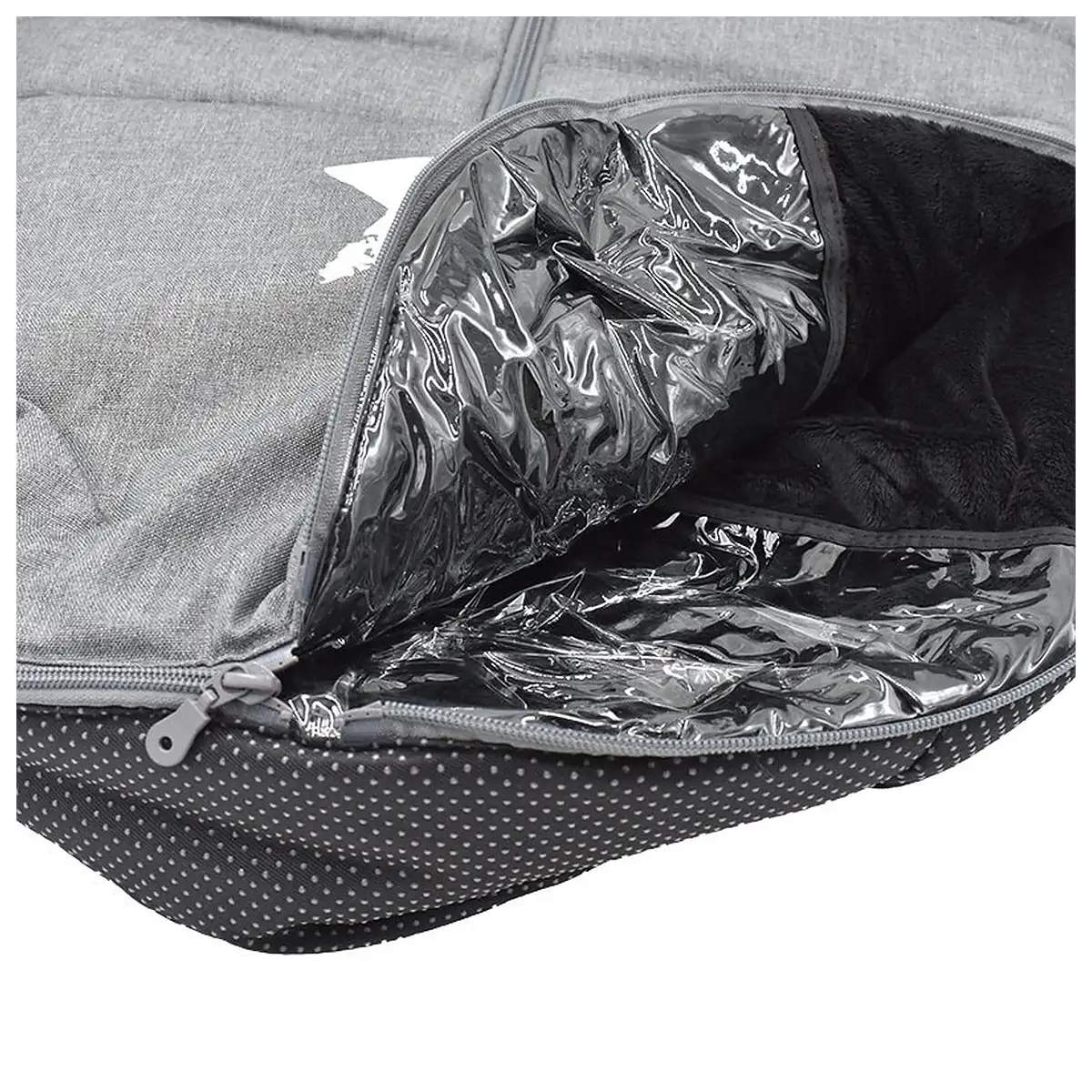 Sac de iarna, Jane, Nest, Pentru carucior, Universal, 95 x 46 cm, Material interior din fleece, Seal [5]