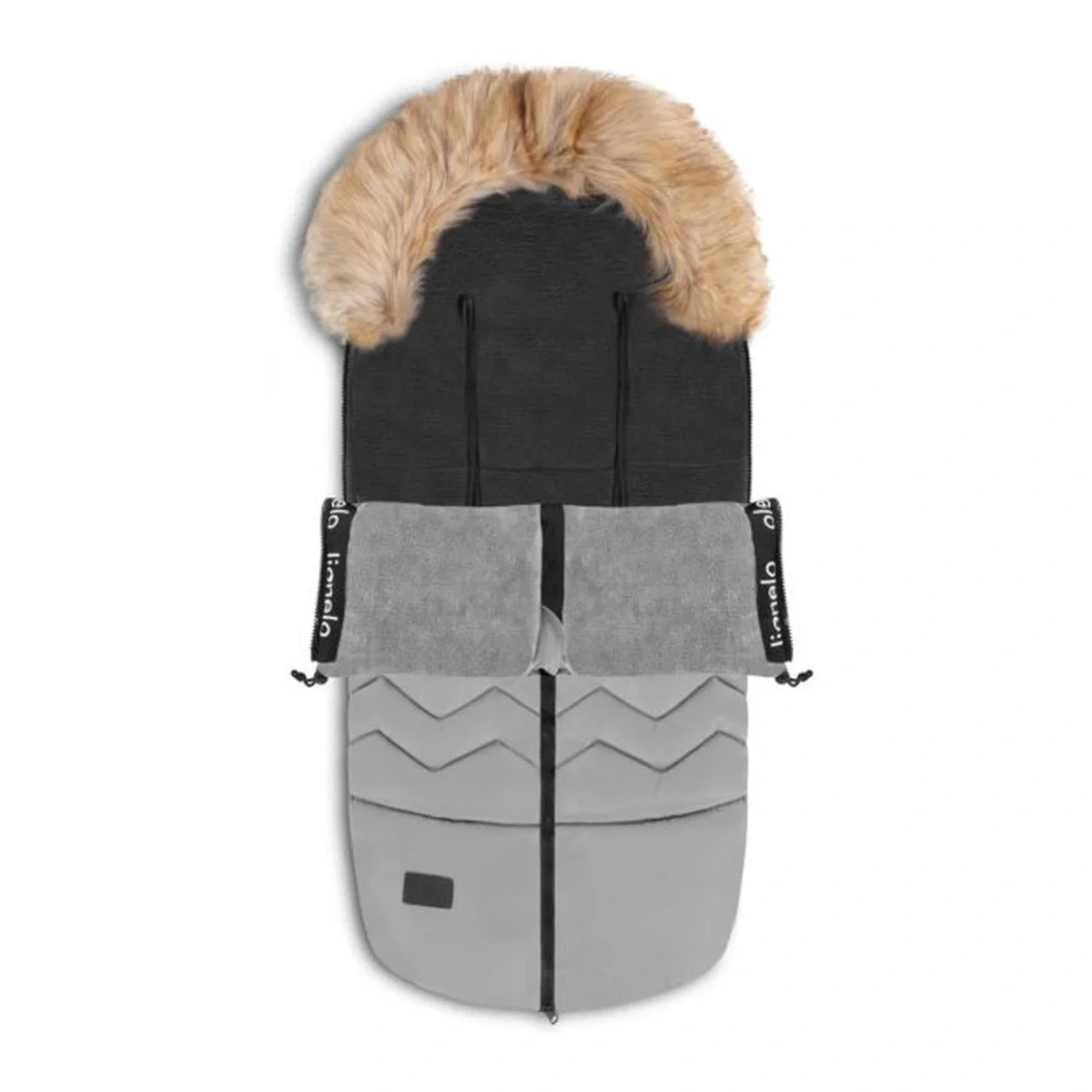 Sac de iarna, Lionelo, Frode, Pentru carucior, 90x45 cm, Impermeabil, Universal, Gri [6]