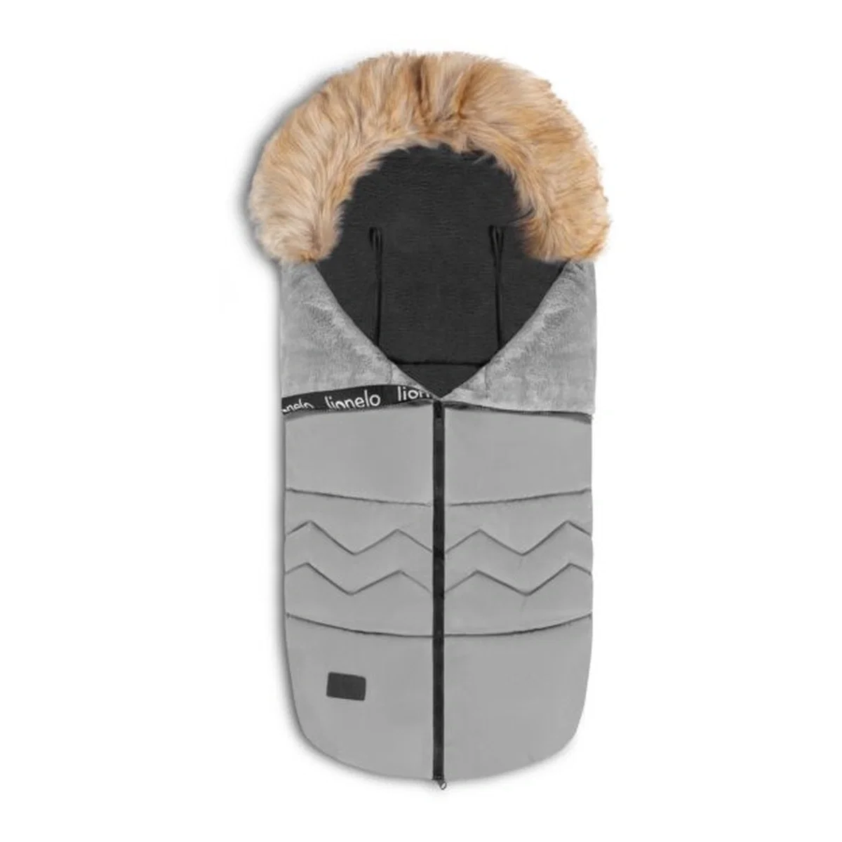 Sac de iarna, Lionelo, Frode, Pentru carucior, 90x45 cm, Impermeabil, Universal, Gri [5]