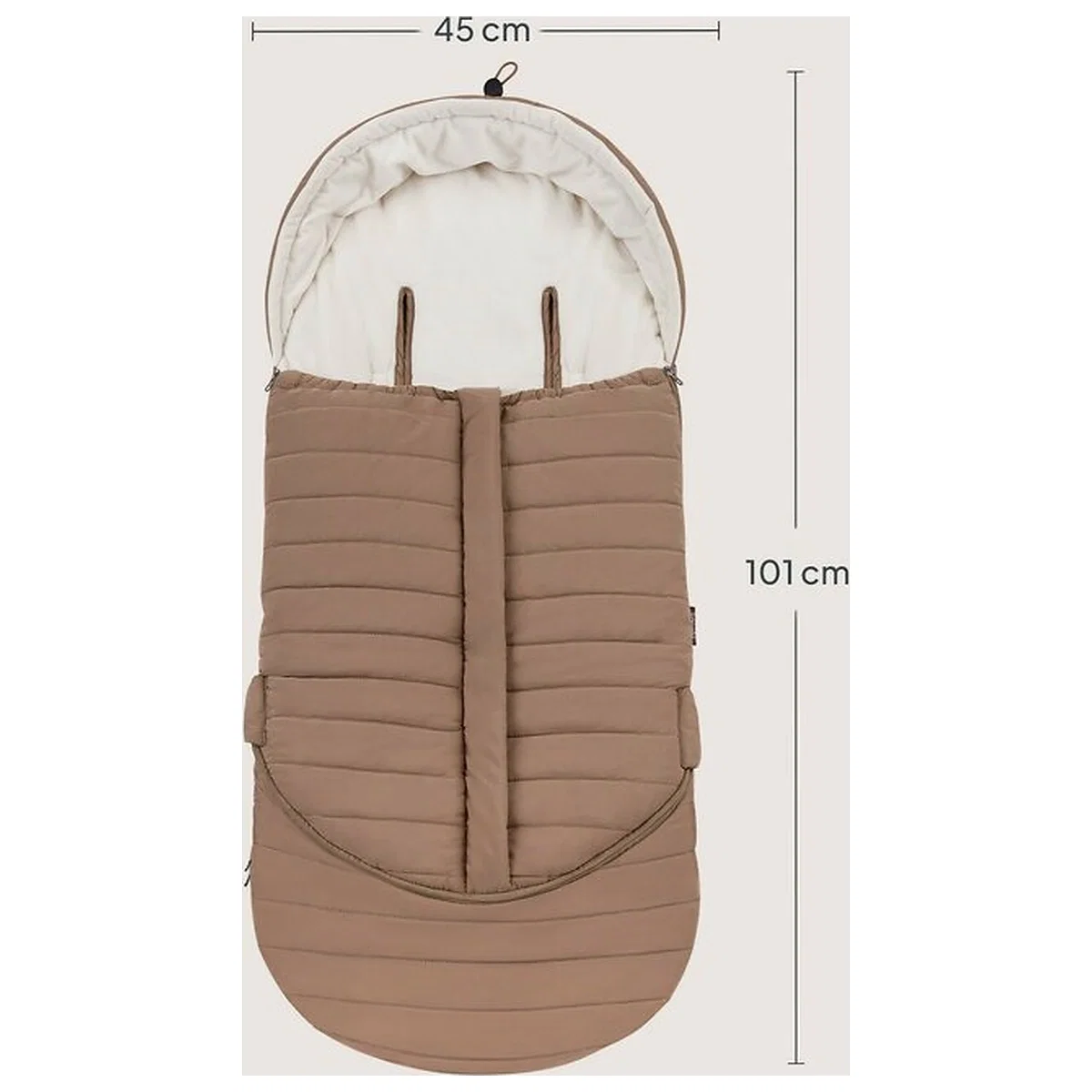 Sac de iarna, Lionelo, Oli, Pentru carucior, landou sau scaun auto, 101x45 cm, Impermeabil, Rezistent pana la -20 [16]