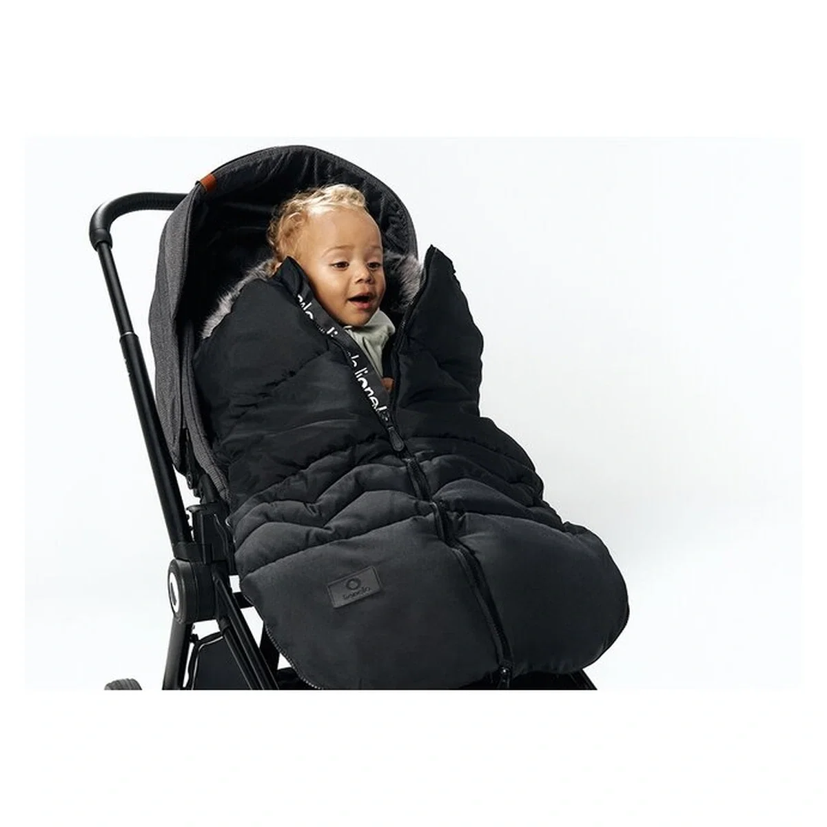 Sac de iarna pentru carucior Frode, 90x45 cm, Impermeabil, Universal, Negru Lionelo [15]