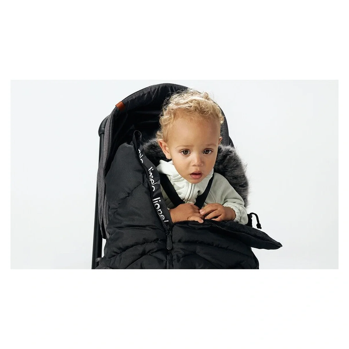 Sac de iarna pentru carucior Frode, 90x45 cm, Impermeabil, Universal, Negru Lionelo [17]