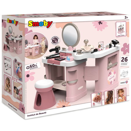 Salon de infrumusetare Smoby My Beauty Center roz cu 26 accesorii 3 ani + [5]