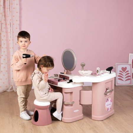 Salon de infrumusetare Smoby My Beauty Center roz cu 26 accesorii 3 ani + [2]