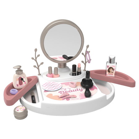 Jucarii - Salon de infrumusetare Smoby My Beauty Studio cu 15 accesorii 3 ani +