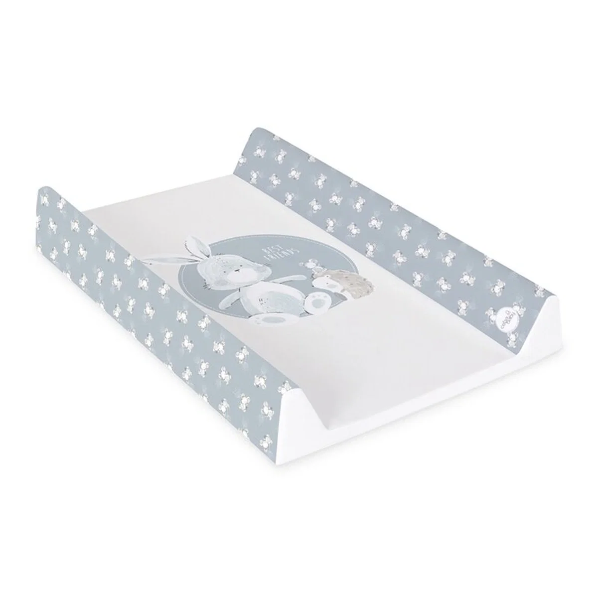 Saltea de infasat, Ceba Baby, Basic, 50x70 cm, Atasabila la patut, Fara BPA, 0 luni+, Friends [1]