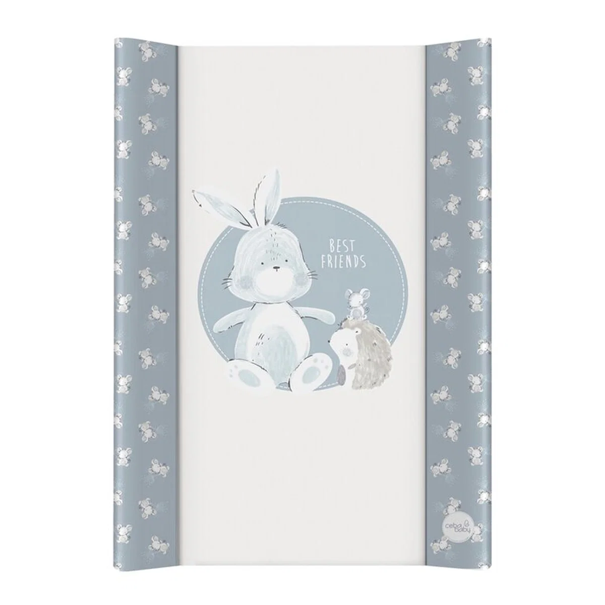 Saltelute de infasat - Saltea de infasat, Ceba Baby, Basic, 50x70 cm, Atasabila la patut, Fara BPA, 0 luni+, Friends