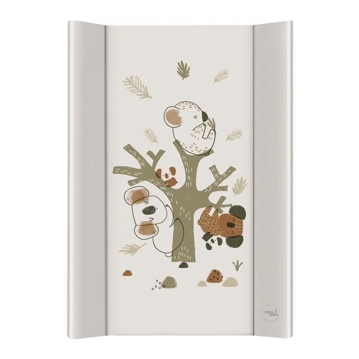 Saltelute de infasat - Saltea de infasat, Ceba Baby, Basic, 50x70 cm, Atasabila la patut, Fara BPA, 0 luni+, Koala