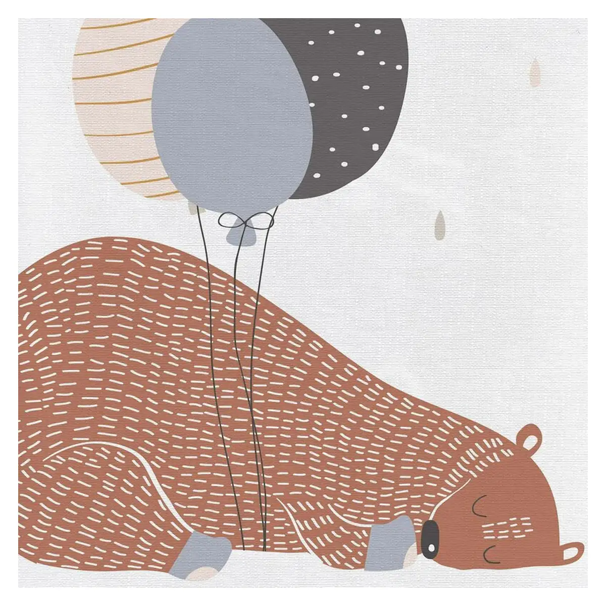 Saltea de infasat, Ceba Baby, Moale, Fara ftalati, 70 x 50 cm, Bear 12 luni [1]