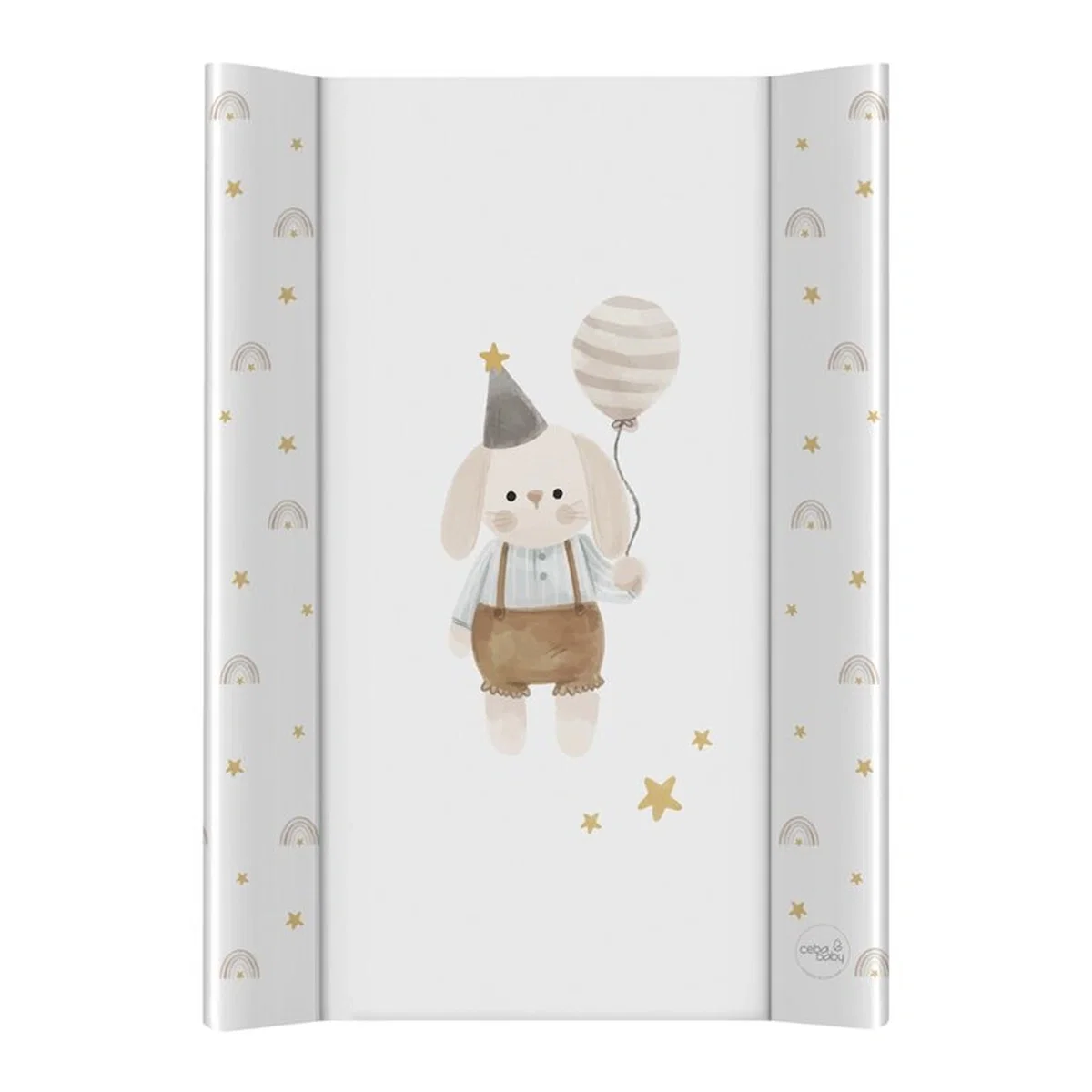 Saltelute de infasat - Saltea de infasat, Ceba Baby, Ultra Light, 50x70 cm, Atasabila la patut, Fara BPA, 0 luni+, Birthday Bunny