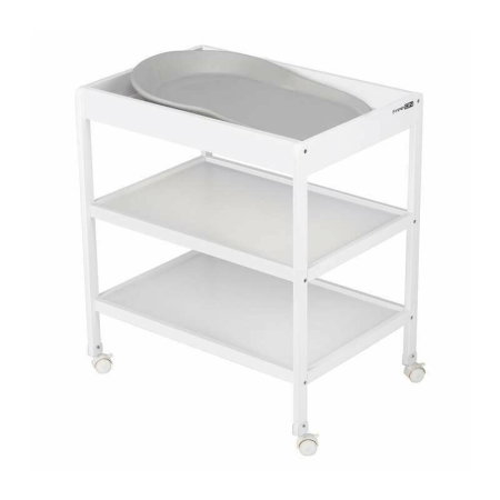 Saltea de infasat, FreeON, Prestige, Moale, Utilizabila si fara husa, Design ergonomic, Spuma PU, 70x44.5x11 cm, Fara BPA, 0 luni+, Grey [2]