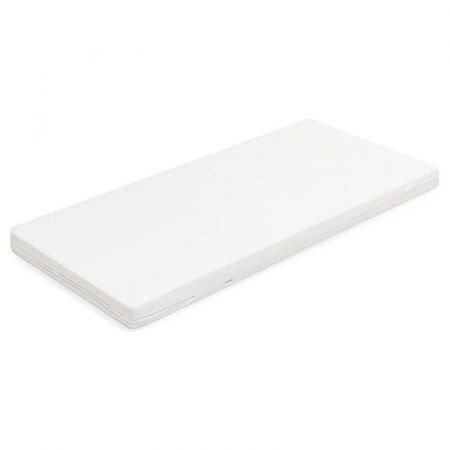 Saltele patuturi - Saltea patut bebe, New Baby, 90x40x5 cm, Din spuma poliuretanica, Cu husa detasabila, Din bumbac, Alb