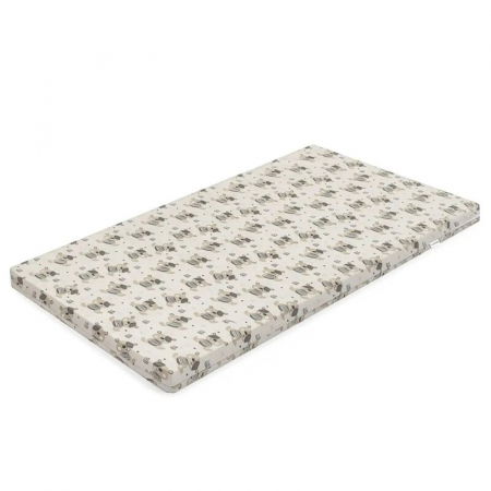 Saltele patuturi - Saltea patut bebe, New Baby, Teddy Bear, Din spuma, Cu husa detasabila, 120x60x5 cm, 0 luni+, Multicolor