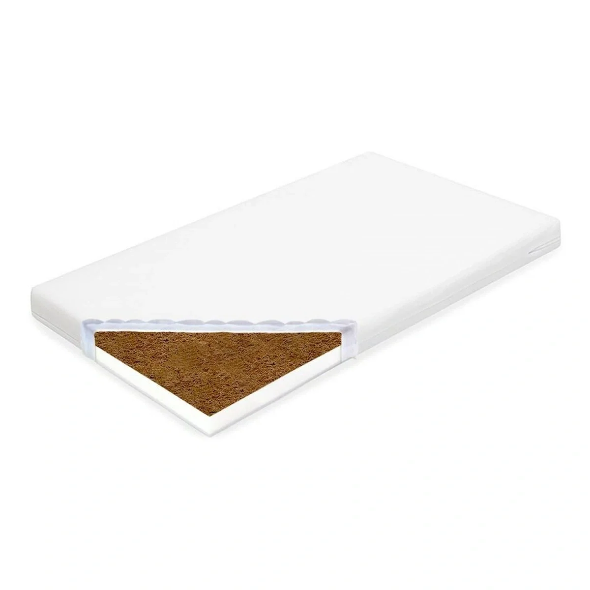 Saltele patuturi - Saltea pentru patut, New Baby, 120x60x7 cm, Cu Aloe Vera, Compozitie Spuma-Cocos, Hipoalergenica si antibacteriana, Cu