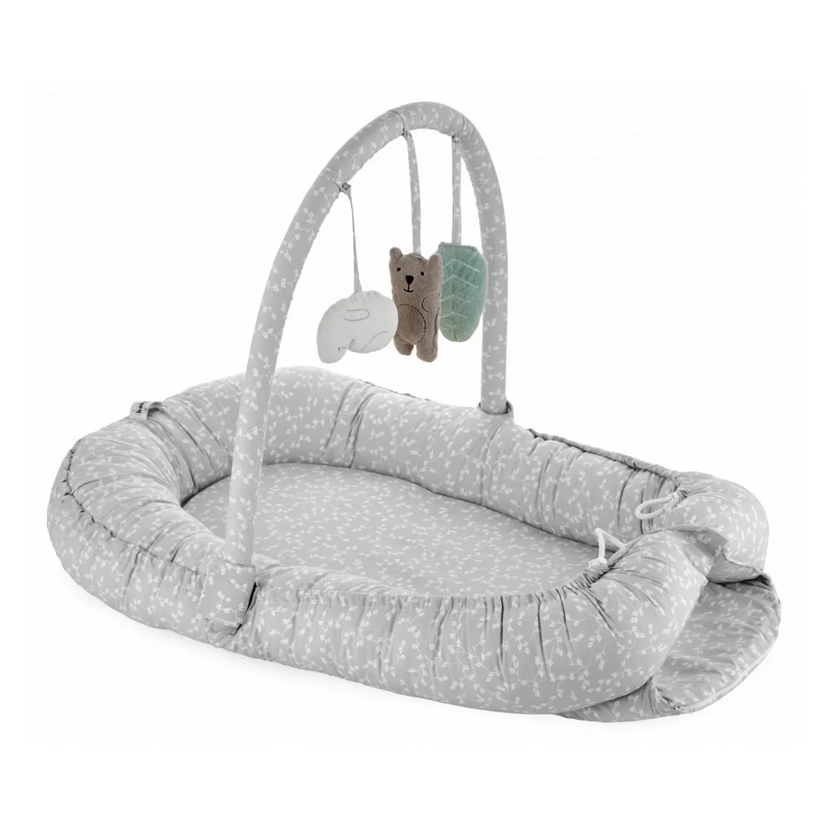 Saltelute si centre de activitati - Salteluta BabyNest cu bara jucarii Between parents BabyJem