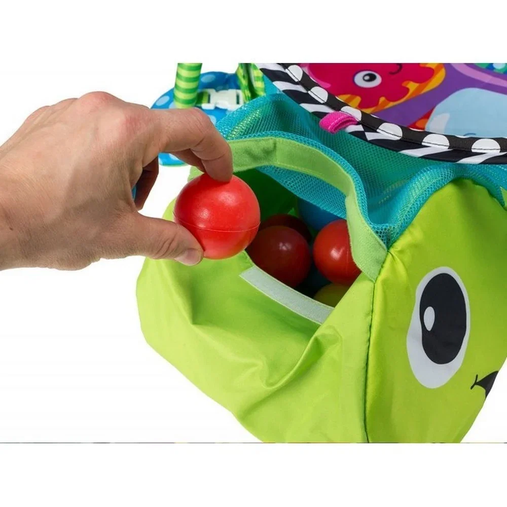 Salteluta de joaca cu bile Ecotoys 88967 Brosca Testoasa - Verde [3]
