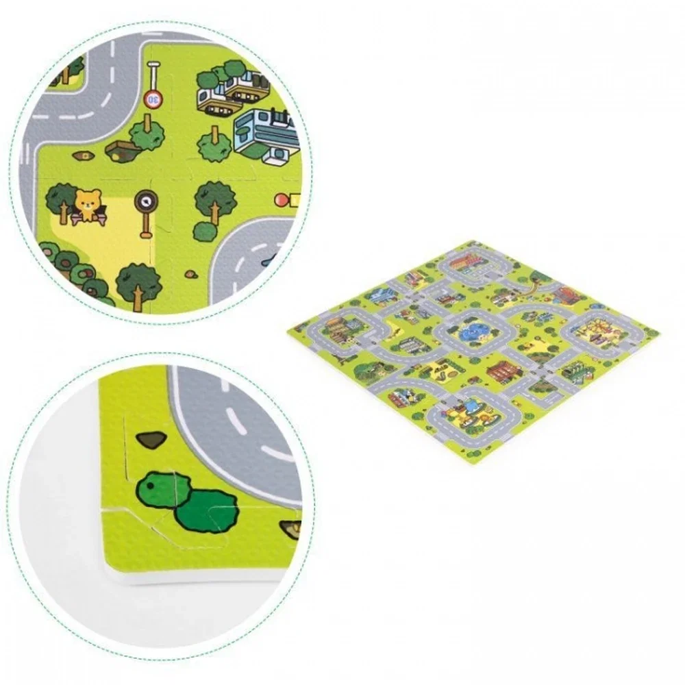 Salteluta de joaca 90.5 x 90.5 x 1 cm - Orasel Ecotoys 3 ani+ [4]