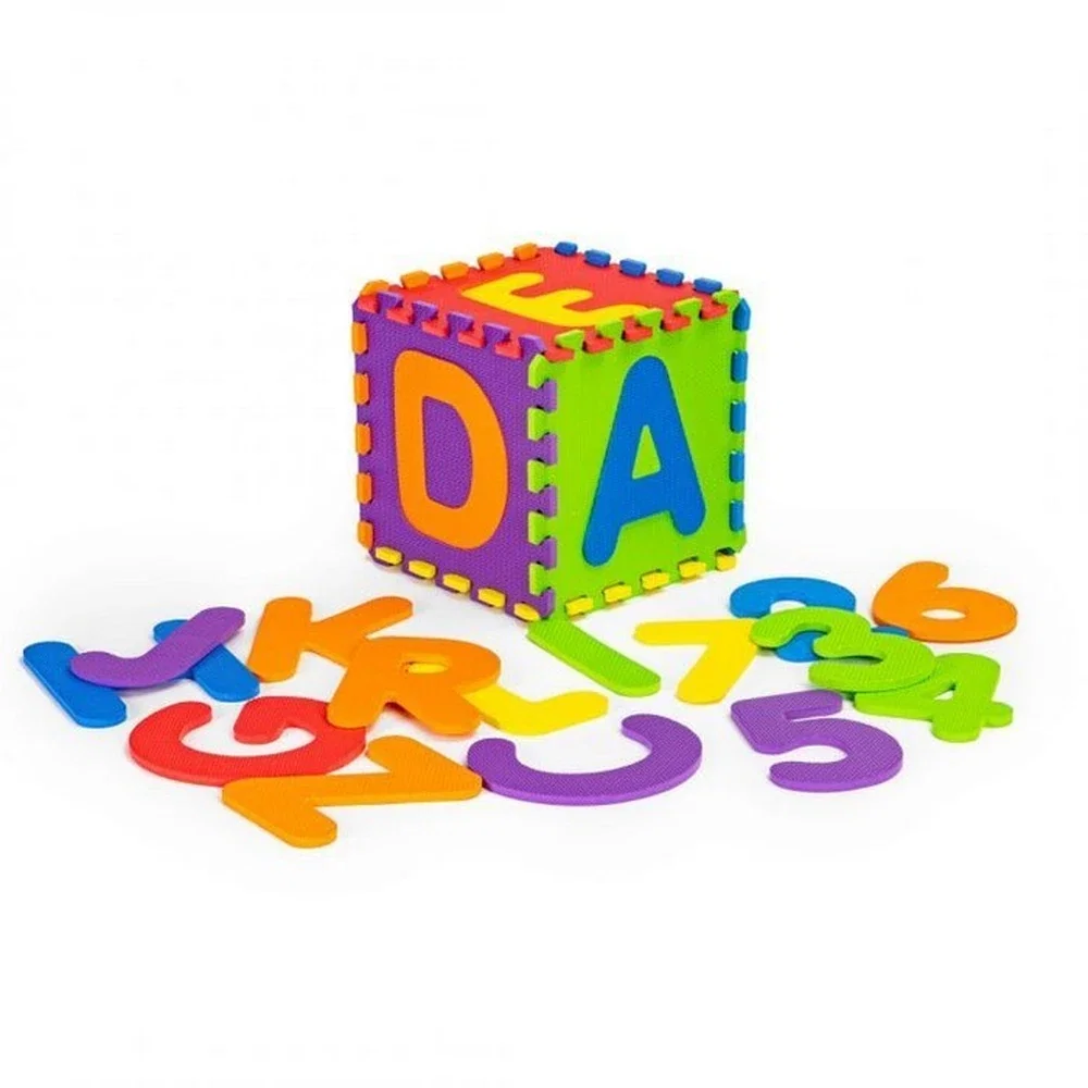 Salteluta educationala pentru joaca cu litere si cifre Ecotoys [2]
