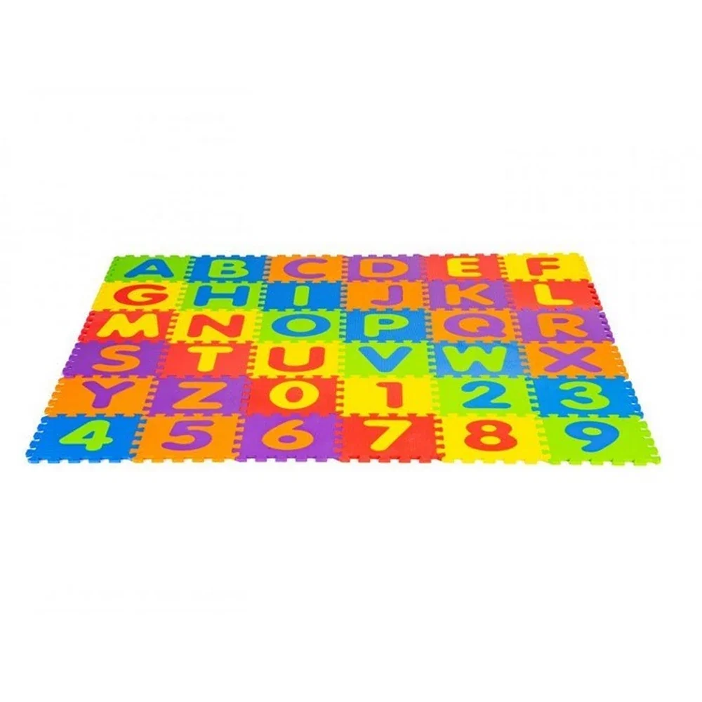 Saltelute si centre de activitati - Salteluta educationala pentru joaca cu litere si cifre Ecotoys