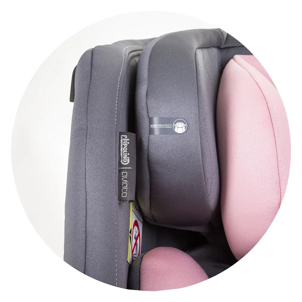 Scaun auto Chipolino Aviato I-Size 40-150 cm - Flamingo 12 ani [6]