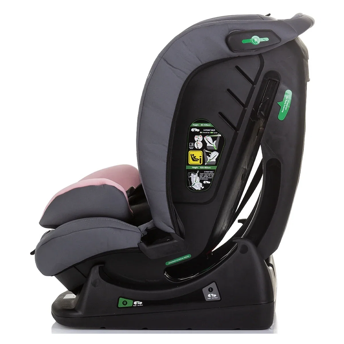 Scaun auto Chipolino Aviato I-Size 40-150 cm - Flamingo 12 ani [3]