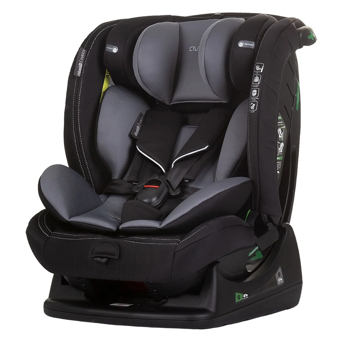 Scaune auto - Scaun auto Chipolino Aviato I-Size 40-150 cm, Granite 12 ani