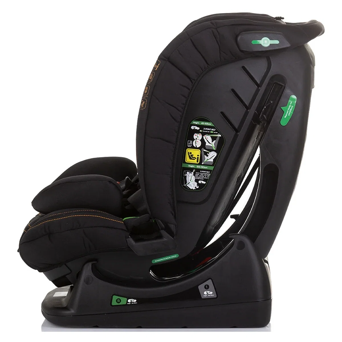 Scaun auto Chipolino Aviato I-Size 40-150 cm, Obsidian 12 ani [3]
