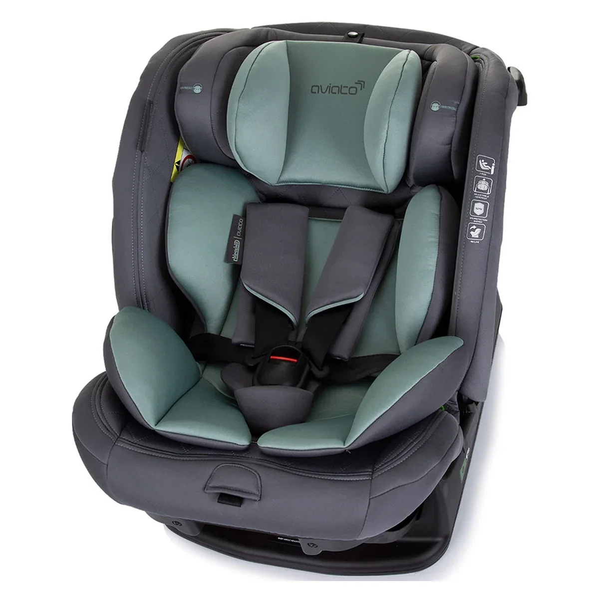 Scaun auto Chipolino Aviato I-Size 40-150 cm - Pastel Green 12 ani [5]
