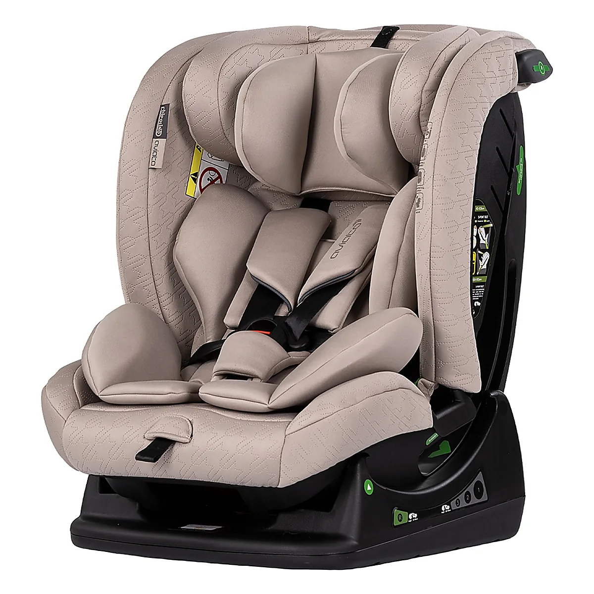 Scaune auto grupa 40-150 cm (0-36 kg) - Scaun auto Chipolino Aviato I-Size 40-150 cm, Tiramisu 12 ani