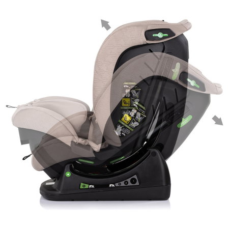 Scaun auto Chipolino Aviato I-Size 40-150 cm, Tiramisu 12 ani [4]