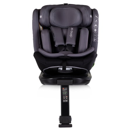 Scaun auto Chipolino Clima Air I-Size 40-150 cm cu sistem Isofix si sezut rotativ anthracite [2]