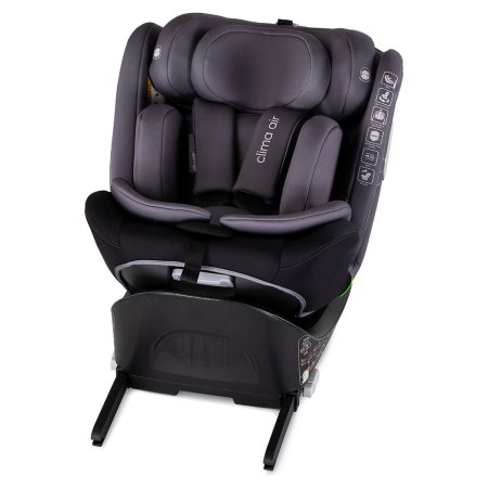 Scaun auto Chipolino Clima Air I-Size 40-150 cm cu sistem Isofix si sezut rotativ anthracite [9]