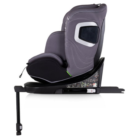 Scaun auto Chipolino Clima Air I-Size 40-150 cm cu sistem Isofix si sezut rotativ anthracite [3]
