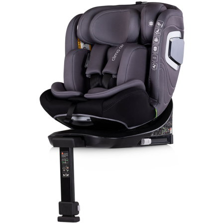 Scaun auto Chipolino Clima Air I-Size 40-150 cm cu sistem Isofix si sezut rotativ anthracite [1]