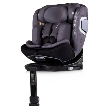 Scaun auto Chipolino Clima Air I-Size 40-150 cm cu sistem Isofix si sezut rotativ anthracite [1]