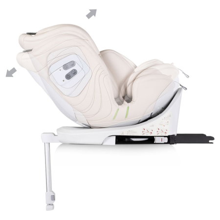 Scaun auto Chipolino Clima Air I-Size 40-150 cm cu sistem Isofix si sezut rotativ biscotta [7]