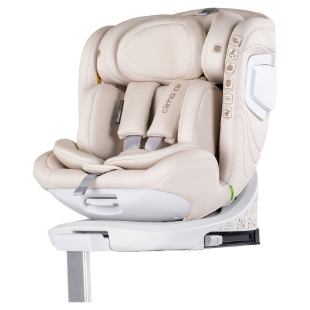 Scaune auto - Scaun auto Chipolino Clima Air I-Size 40-150 cm cu sistem Isofix si sezut rotativ biscotta