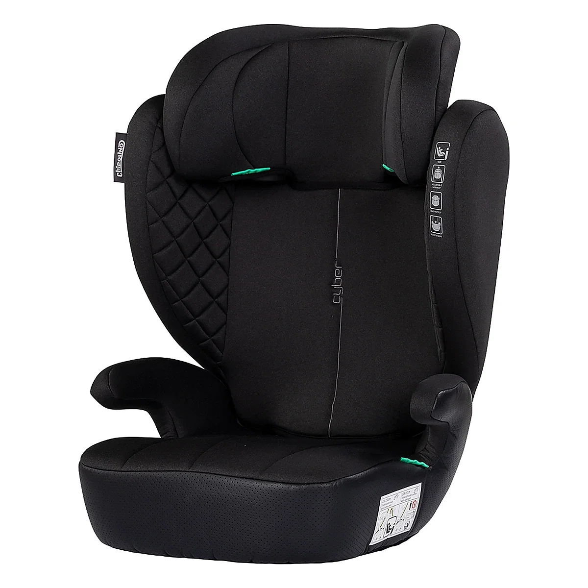 Scaune auto - Scaun auto Chipolino Cyber I-Size 100-150 cm, Noir 12 ani