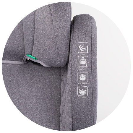 Scaun auto Chipolino Cyber I-Size 100-150 cm, Platinum 12 ani [7]