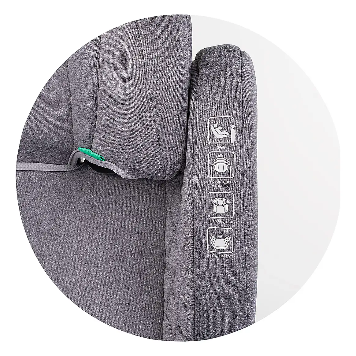 Scaun auto Chipolino Cyber I-Size 100-150 cm, Platinum 12 ani [7]