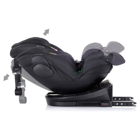 Scaun auto Chipolino Hypnotic I-Size 40-150 cm cu sistem Isofix si sezut rotativ anthracite 12 ani [8]