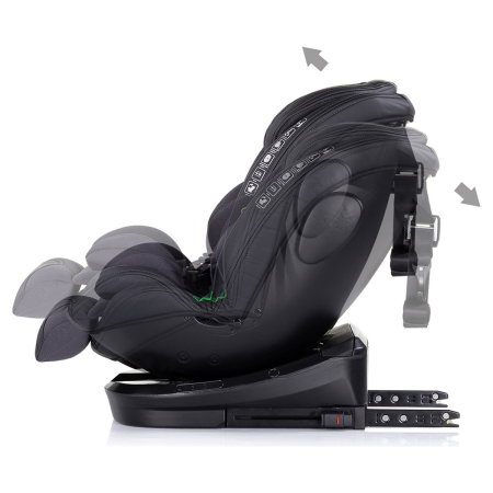 Scaun auto Chipolino Hypnotic I-Size 40-150 cm cu sistem Isofix si sezut rotativ anthracite 12 ani [4]